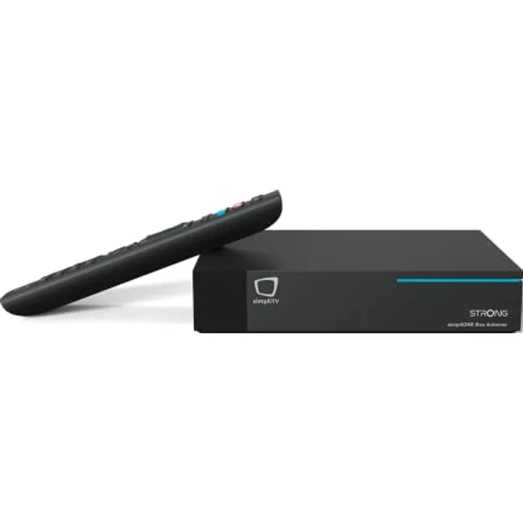 STRONG SRT-4250, Android Streaming Box - DVB-T Receiver, 4K UHD, HDR, integrierter Chromecast, Live TV, Google Play Store, schwarz – Bild 1