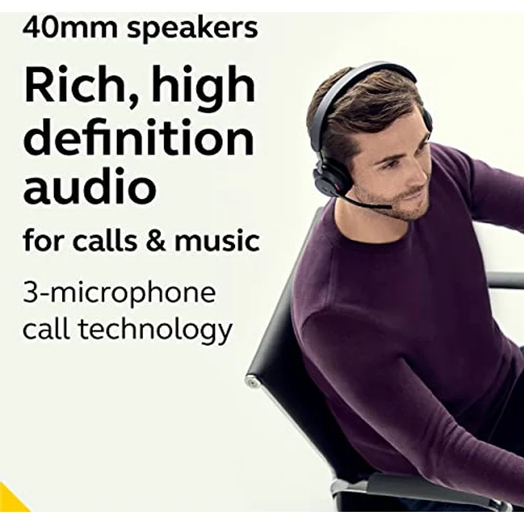 Jabra EVOLVE2 65, Kopfhörer mit flexibler Gestaltung und langer Haltbarkeit – Bild 3