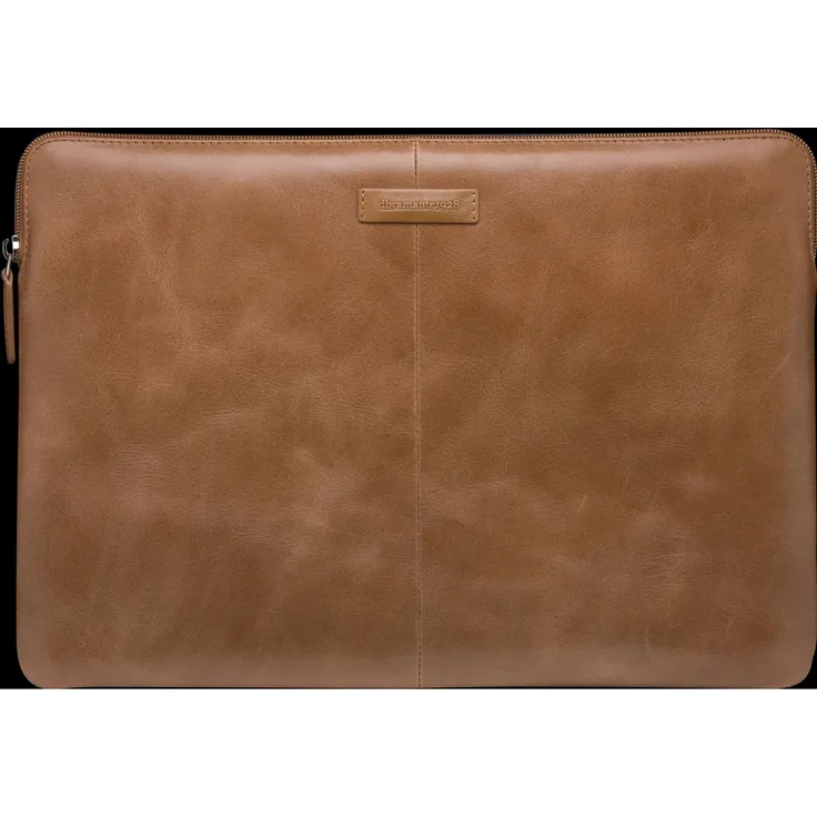 dbramante1928 Skagen Pro-Macbook Air (15", Apple), Laptop Tasche aus Vollnarbenleder, Beige, mit gepolsterter Innenseite