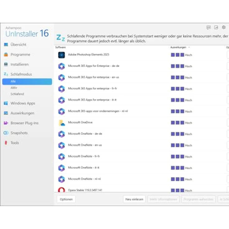 Ashampoo UnInstaller 16, Software zur vollständigen Deinstallation und Systemreinigung, 1 Nutzer, Lifetime-Lizenz, PC Aktivierungscode per Product Key Card – Bild 3