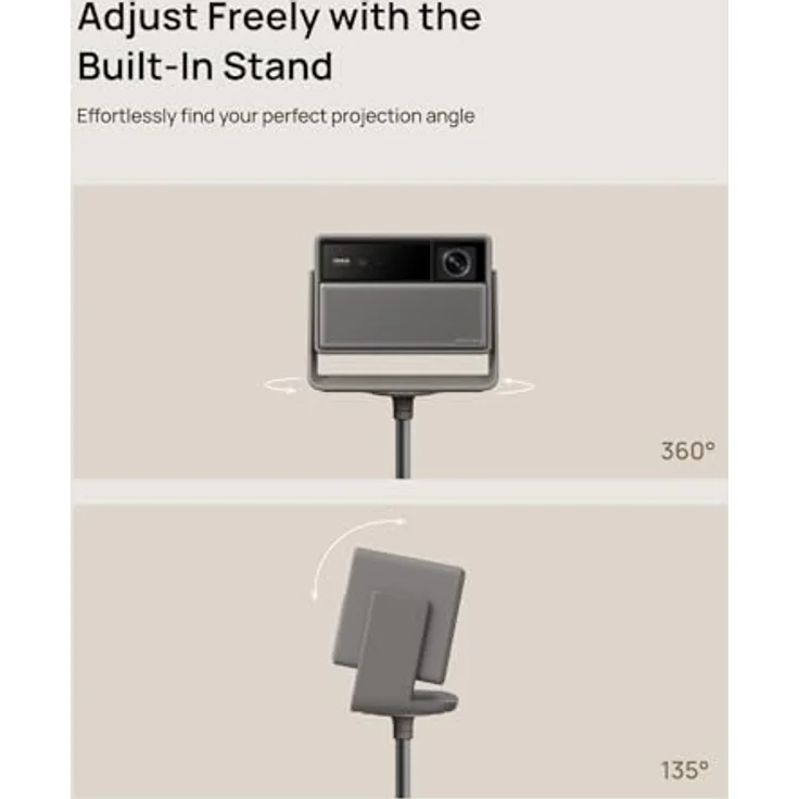 XGIMI Floor Stand für Horizon 20 Series, modularer Beamer-Halter aus Aluminiumlegierung, Elefantengrau, 2.5 KG stabiler Standfuß – Bild 4