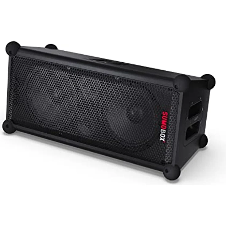 SHARP CP-LS100 SumoBox, Leistungsstarkes 2.0-Kanal-Lautsprechersystem mit 120 W RMS / 105 dB über 2 x 8 Tieftöner + 2 x 2 Hochtöner – Bild 3