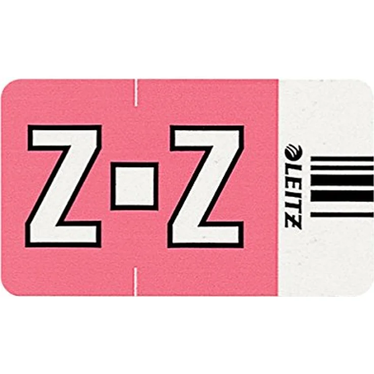 LEITZ Aktenordner LEITZ Buchstabensignal Orgacolor "Z", auf Rolle, rosa – Bild 2