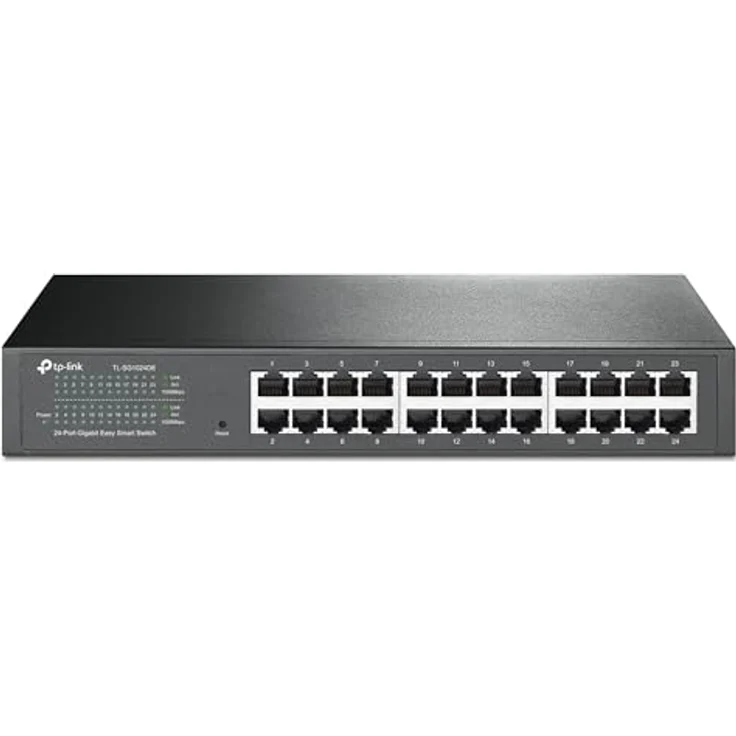 TP-Link TL-SG1024DE 24-Port Gigabit Unmanaged Pro Switch (Plug&Play, Gigabit Ports, Metallgehäuse, VLAN, QoS, Lifetime ) – Bild 2