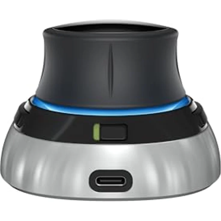3Dconnexion SpaceMouse Wireless (Bluetooth Edition, 3D-Maus, kabellos) Mattschwarz – Bild 3