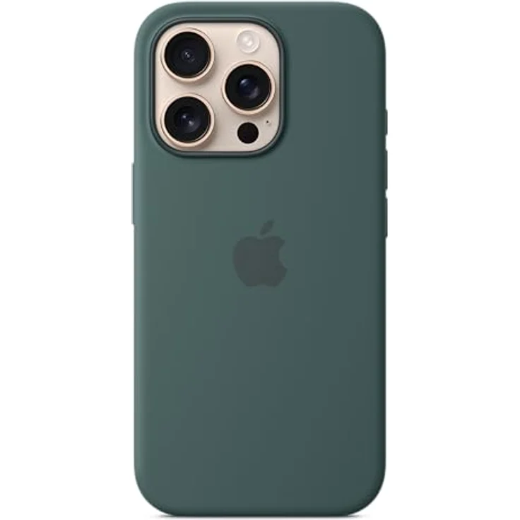 Apple iPhone 16 Pro Silikon Case mit MagSafe – Seegrün – Bild 1