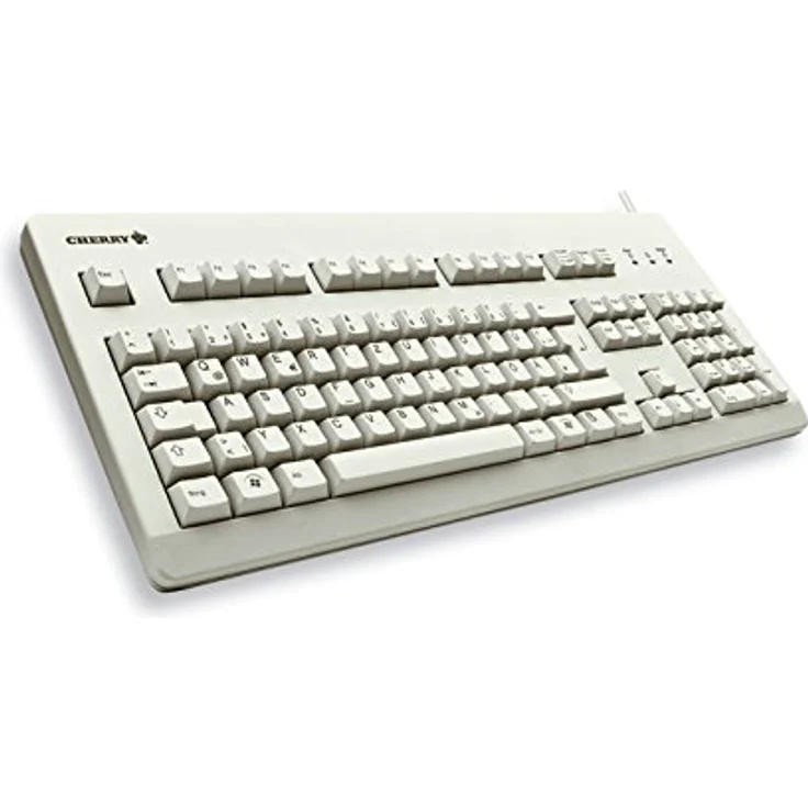 CHERRY G80-3000, Mechanische Tastatur mit CHERRY MX BLACK Switches, Hellgrau – Bild 4