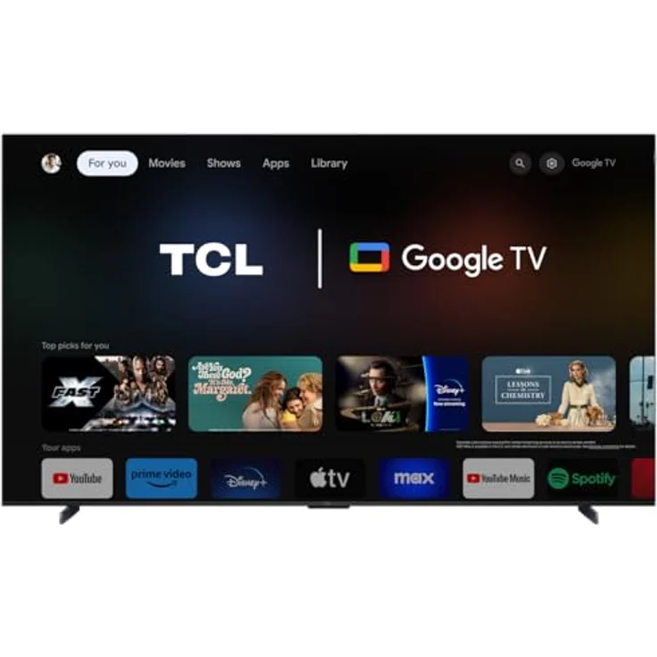 TCL QLED780 98QLED780 Series TV 2,49 m (98 Zoll) 4K Ultra HD Smart TV schwarz 450 CD/m² – Bild 2