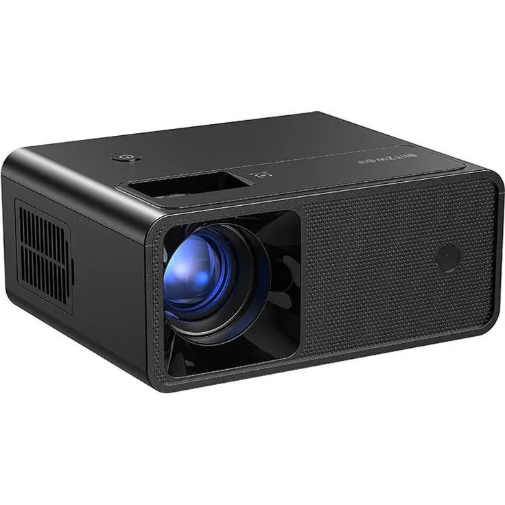 BlitzWolf BW-V1, Projektor mit 180 lm, Unterstützung für 1080p, tragbares Design, Schwarz