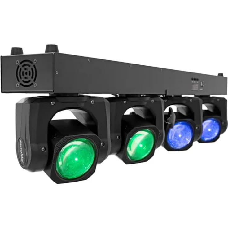 Eurolite LED TMH Bar B240 MH Beam, LED-Lichtanlage mit 4x 60 W Moving-Heads, 540° PAN, 180° TILT, DMX und Sound-to-Light Steuerung – Bild 2