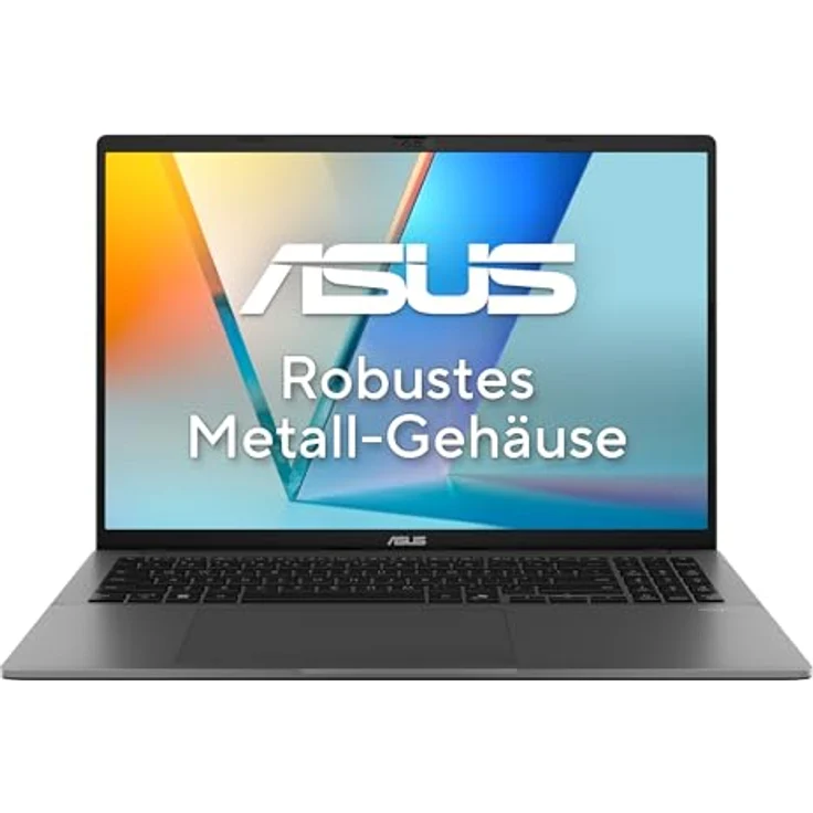 ASUS Vivobook S 16 M3607GA Copilot+ PC, 16" WUXGA 16:10 OLED, AMD Ryzen AI 7 445, 32GB RAM, 1TB SSD, AMD Radeon, Win11 Home, QWERTZ, Matte Gray – Bild 1
