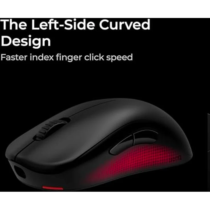 BenQ ZOWIE U2-DW, Kabellose Gaming-Maus mit optischem Sensor und 3200 DPI, schwarz – Bild 3