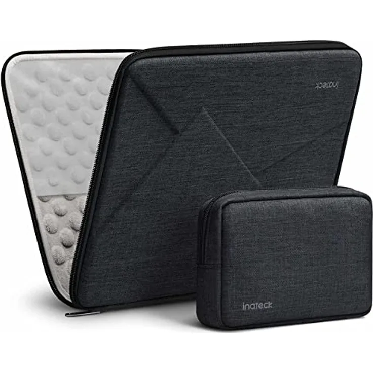 Inateck Eva stoßfeste Laptoptasche kompatibel mit 14 MacBook Pro M3/M2/M1 Pro/Max 2023-2021, 13 MacBook Air 2012-2017, 13 MacBook Pro 2012-2015, 14,4-13,5 Surface Laptop4/3/Studio, Laptop-Schutzhülle