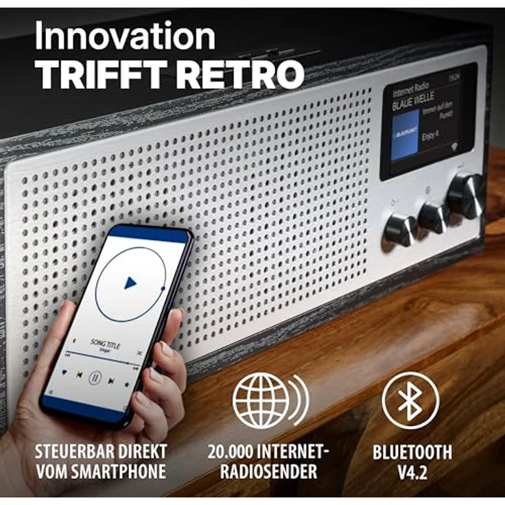 Blaupunkt IRD400 Internetradio NAPOLI mit DAB+ (inkl. DAB,Digital-Radio,UKW-Empfang, Radiowecker) – Bild 5