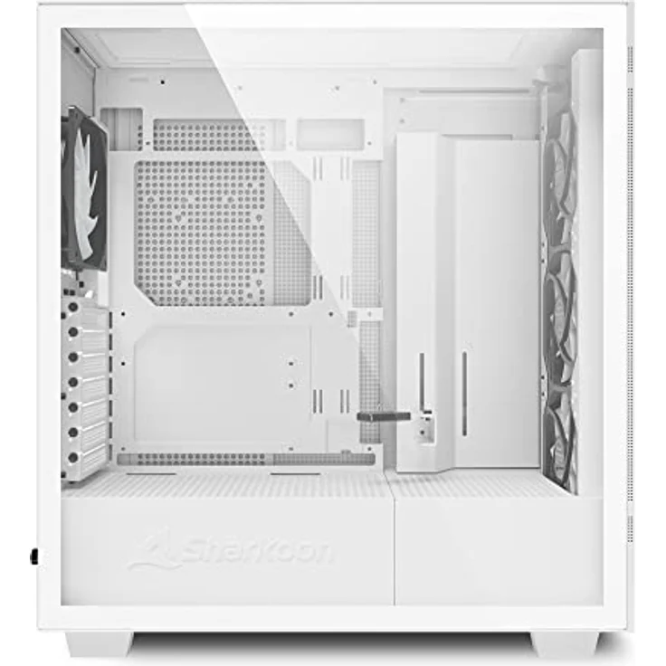 Sharkoon Rebel C50 RGB, ATX PC-Gehäuse, Weiß – Bild 3