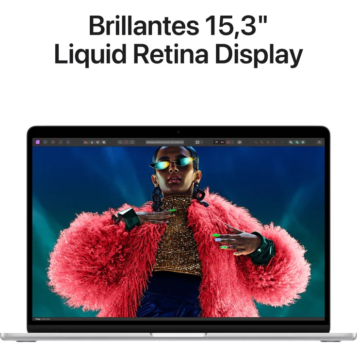 Apple MacBook Air 2024 15,3" M3-Chip, 8GB RAM, 256GB SSD 10-Core-GPU Space Grau MRYM3D/A – Bild 3