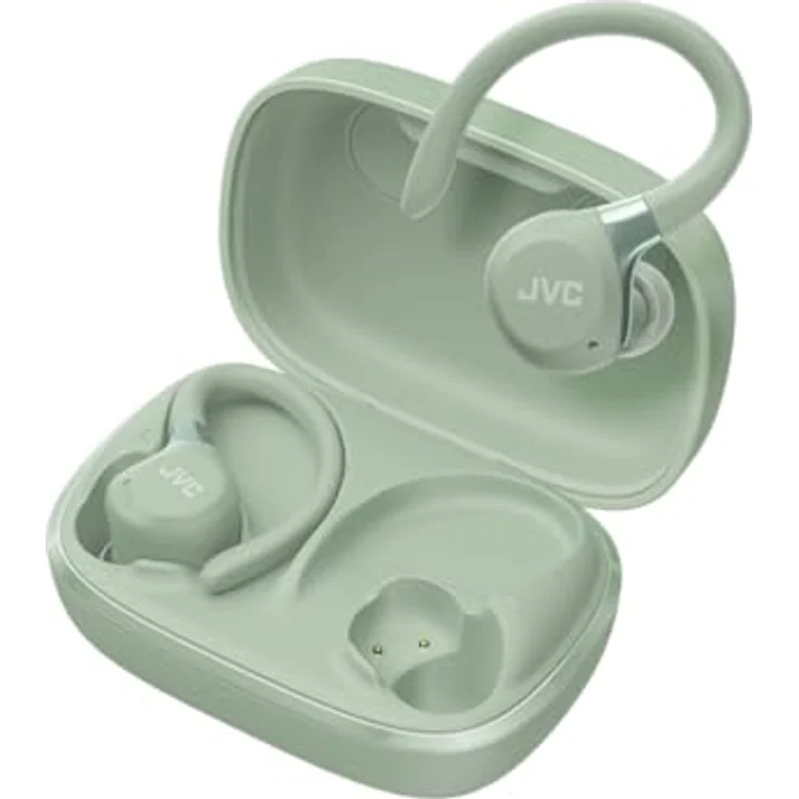JVC HA-EC75T-G-U, Kabellose In-Ear-Kopfhörer mit 11 Stunden Akkulaufzeit, IP57-zertifiziert, Grün – Bild 1