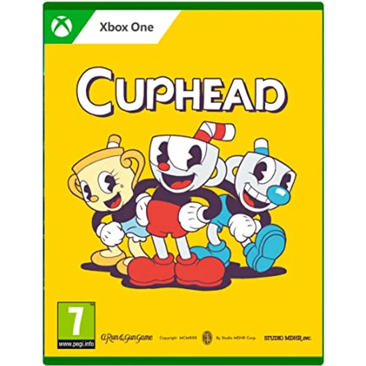 Skybound Games Cuphead, Xbox One-Spiel im Retro-Stil mit handgezeichnetem Grafikdesign
