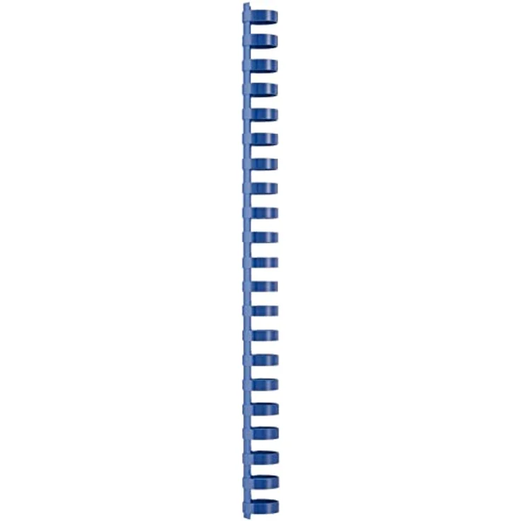GBC CombBind Plastikbinderücken 19mm, blau, 100 Stück für A4-Dokumente, 21 Ringe – Bild 1