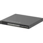 Netgear 48PT M4350-24X8F8V Managed Switch (24 Ports), Netzwerk Switch, Schwarz