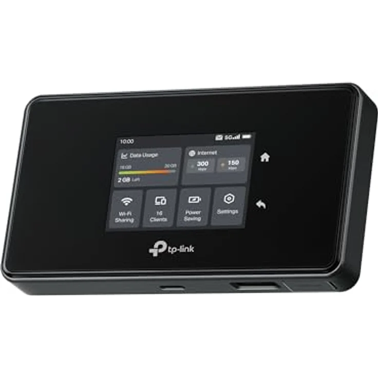 TP-Link M8550 5G LTE Mobiler WLAN Router, 3,4 Gbit/s, Tri-Band Wi-Fi 6E, 4680 mAh Akku, Touchscreen, bis zu 32 Geräte – Bild 1