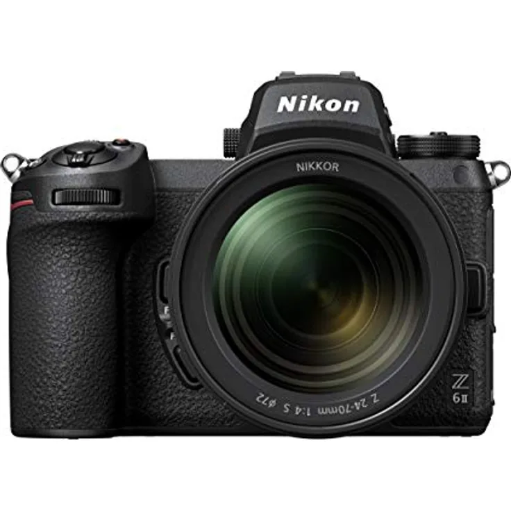 Nikon Z 6II Spiegellose Vollformat-Kamera mit Nikon 24-70mm 1:4 S und FTZ-Adapter, 24,5 MP, 14 Bilder pro Sek., Hybrid-AF, 2 EXPEED-Prozessoren, doppeltes Speicherkartenfach, 4K UHD Video