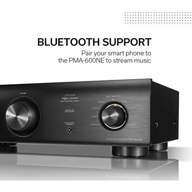Denon PMA-600NE Vollverstärker mit 70W pro Kanal und Bluetooth, schwarz – Bild 5
