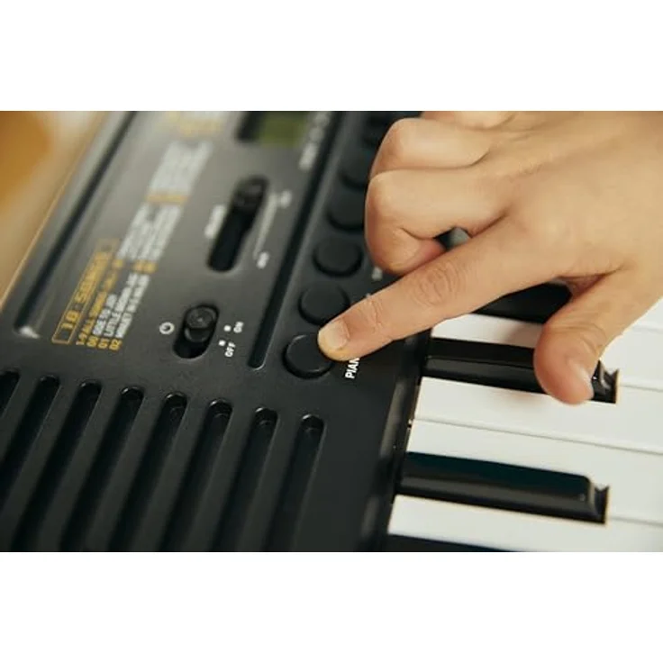 CASIO SA-51 Mini-Keyboard, vielseitig einsetzbares Home-Keyboard in schwarz/weiß mit Hall-Effekt und intuitiver Bedienung – Bild 8
