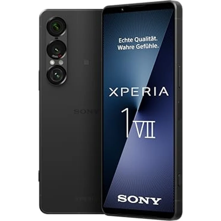 Sony Xperia 1 VII, 6,5" FHD+ HDR OLED Smartphone mit Dreifachobjektiv, 120Hz, Android 15, IP65/68, Dual SIM, Slate Black – Bild 1