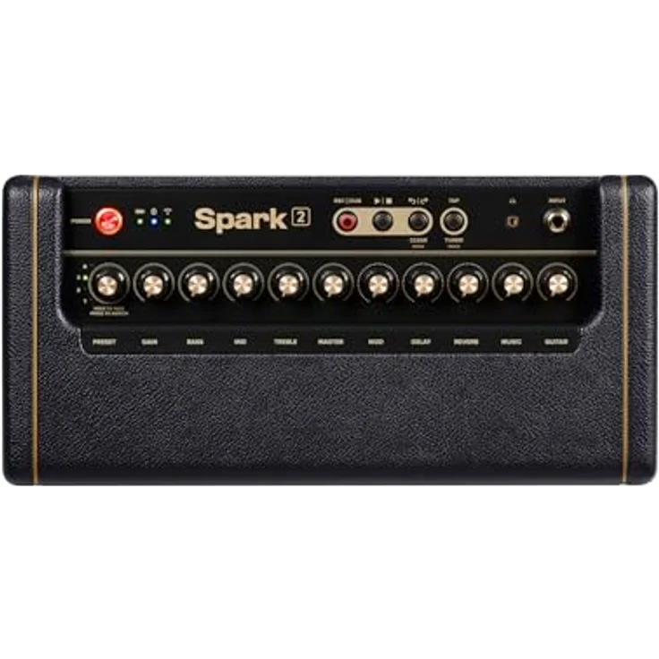 Positive Grid Spark 2, 50W Smart Übungs-Verstärker & Bluetooth Lautsprecher mit KI-Features, integriertem Looper und App für E-Gitarre, Akustikgitarre & Bass – Bild 4