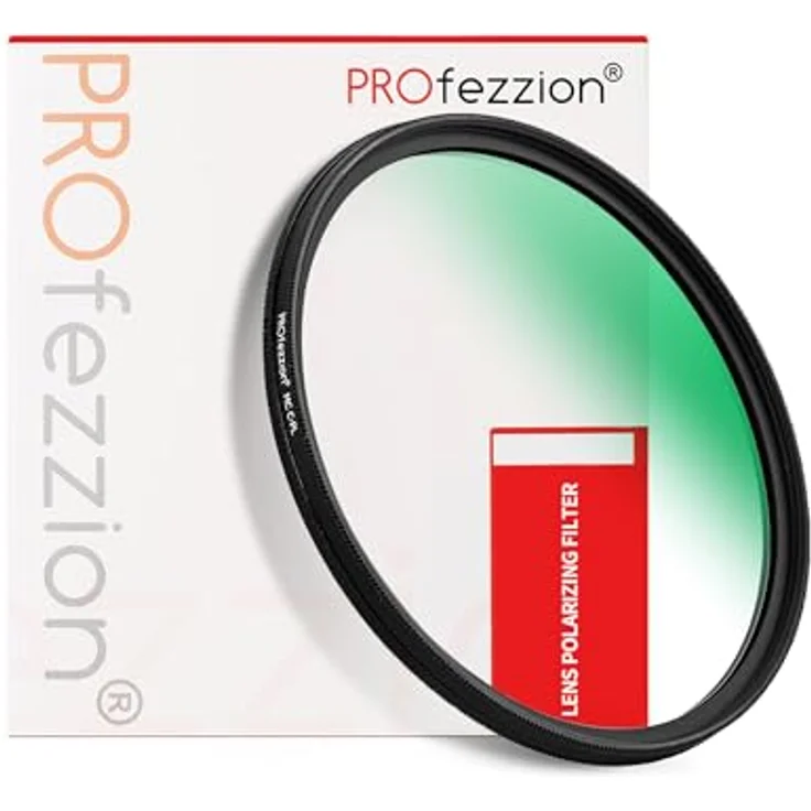 PROfezzion Slim Zirkularer Polfilter 40.5mm CPL Filter, hochtransparenter Japanischer Glasfilter mit Doppelseitenbeschichtung, ultraflache Aluminiumlegierung, geeignet für Sony ZV-E10, ZV-1F, A6000-Serie und mehr – Bild 1