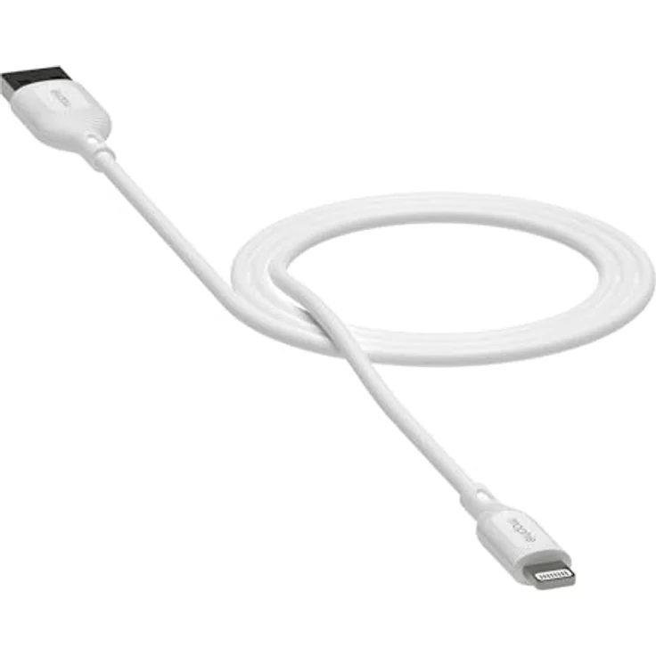 Mophie essentials USB-Kabel Lightning (M) zu USB (M), 1 m, USB Power Delivery (12W), weiß – Bild 2