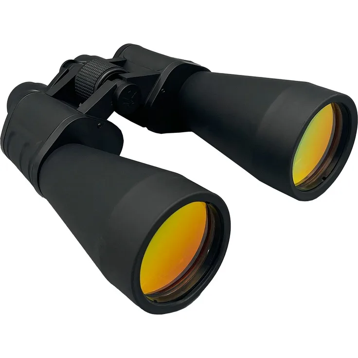 Berger & Schröter Nachtglas 9x60, Fernglas mit Tasche und Trageriemen, rot vergütet, gummiarmiert, Nitrogen gefüllt, Spezialokulare für Brillenträger