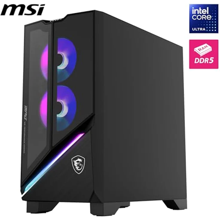 MSI MPG Infinite X3 AI, Desktop-PC mit Intel Core Ultra 7, 32 GB RAM, 1000 GB SSD und NVIDIA GeForce RTX 5070 Ti