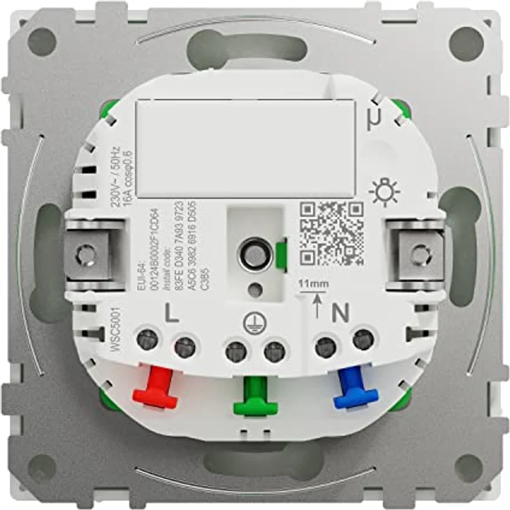 Schneider Electric Merten - Wiser Connected Schuko-Steckdose 16A TPB Lotosweiß System Design, Smart Steckdose, Kompatibel mit Amazon Alexa und Google Home, Smart Home Wifi Steckdose, MEG2380-6035 – Bild 3