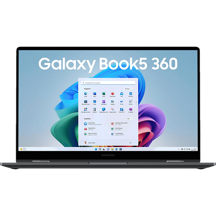 SAMSUNG Galaxy Book5 360, Copilot+ PC - 15,6 Zoll, Intel® Core™ Ultra 5 226V, 16 GB RAM, 512 GB SSD, Arc™ GPU, Windows 11 Home
