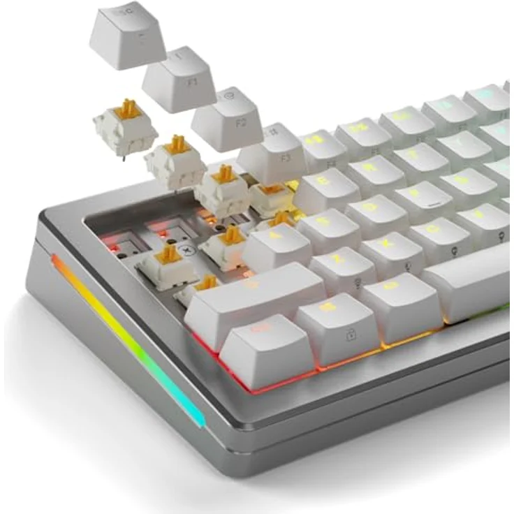 Glorious Panda Silent Switches, mechanisch, 5-Pin, taktil, MX-Stem, 50g - lubed, 36 Stück – Bild 6