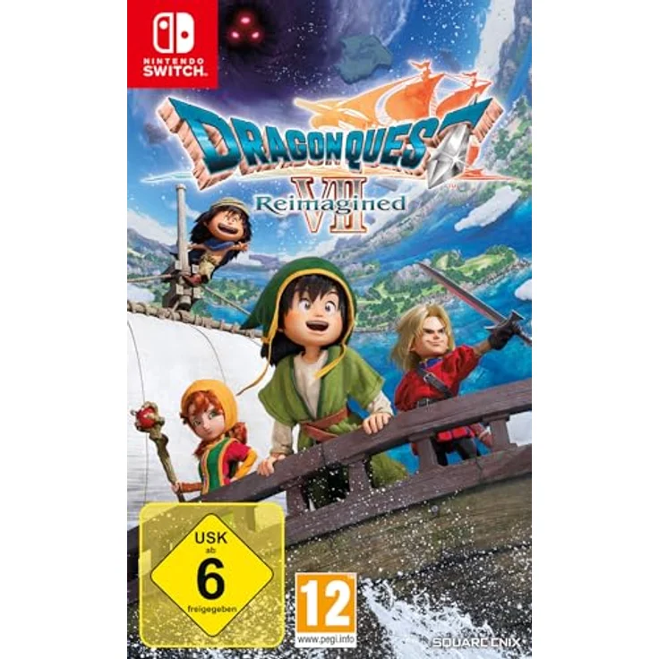 SQUARE ENIX Dragon Quest VII Reimagined, Nintendo Switch Spiel mit verbesserten Kämpfen und Doppelberufungen – Bild 1
