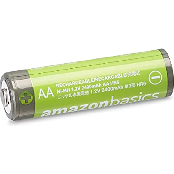 Amazon Basics AA-Batterien mit hoher Kapazität, wiederaufladbar, 2400 mAh, vorgeladen, 16 Stück – Bild 3