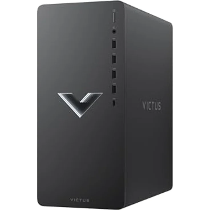 HP Victus by TG02-0128ng Desktop PC, AMD Ryzen 5-5500, 16GB RAM, 1TB SSD, NVIDIA GeForce RTX 4060, Silber, FreeDOS – Bild 4
