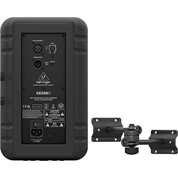 Behringer CE500D, Aktiver PA Lautsprecher mit 100 W RMS Leistung, Frequenzbereich 60-20.000 Hz, Schwarz – Bild 2