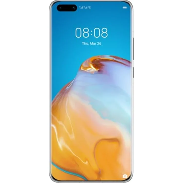 Huawei P40 Pro 5G Smartphone 16,71cm (6,58 Zoll) OLED-Display, 256GB interner Speicher, 8GB RAM, Dual-SIM, Android, Ice White – Bild 2