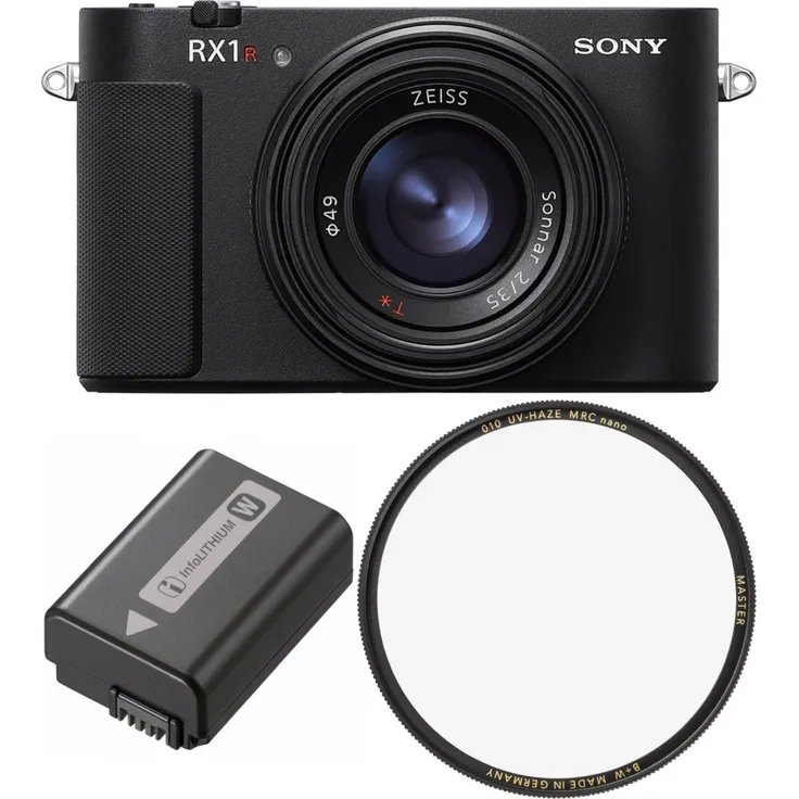 Sony DSC-RX1R III + Sony NP-FW50 Akku + B+W UV-FILTER MRC nano Master