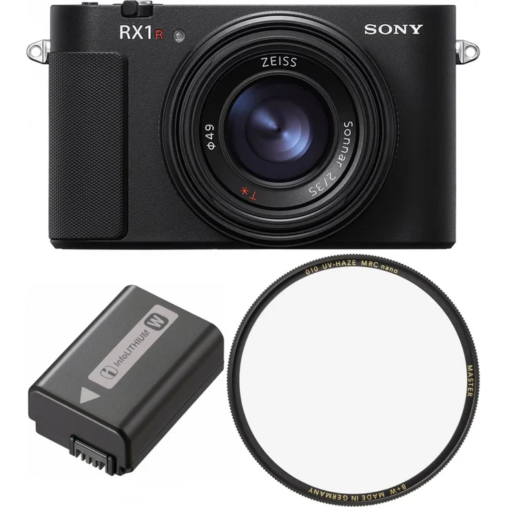 Sony DSC-RX1R III + Sony NP-FW50 Akku + B+W UV-FILTER MRC nano Master