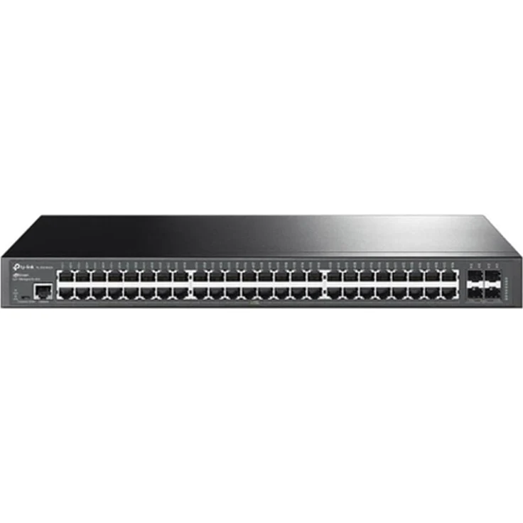 TP-Link TL-SG34XX (48 Ports), Netzwerk Switch, Schwarz - Blitzschneller 10G-Uplink und Layer 2+/3-lite Funktionen – Bild 1
