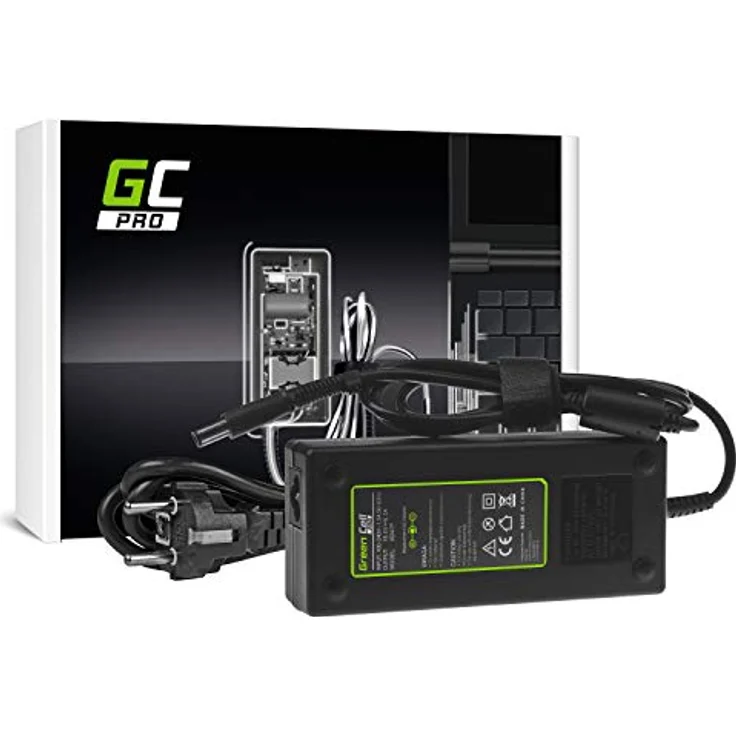 Green Cell PRO 18.5V 6.5A 120W Laptop Ladegerät für HP EliteBook 8530p 8540p 8540w 2530p 6930p 8730w Compaq 6710b 6715b 6730b 6735b 6910p nc6400 nx6310 nx7400 Pavilion DV8 Netzteil inkl. Stromkabel – Bild 1