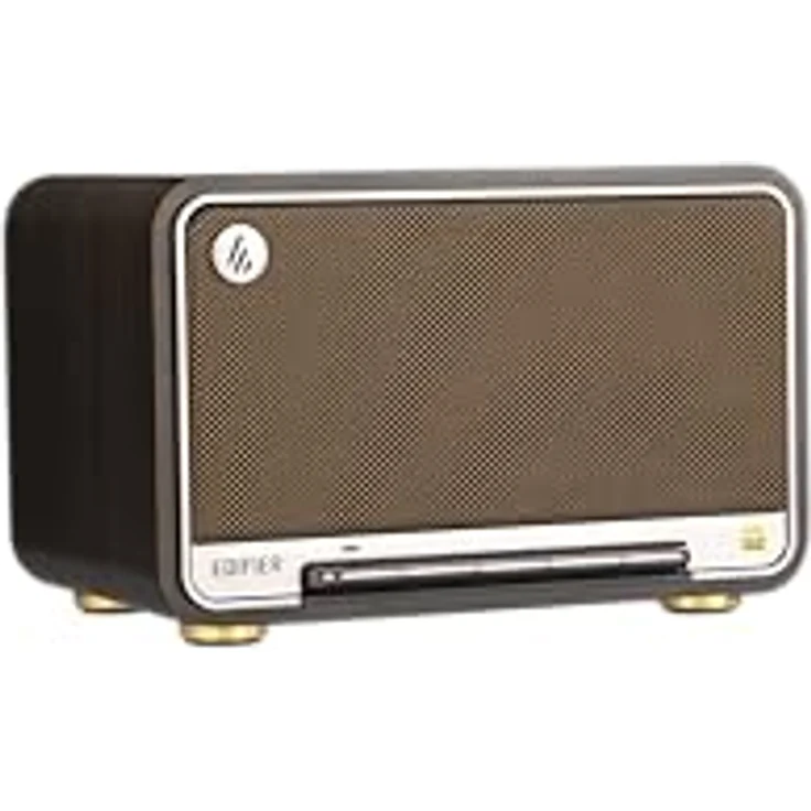 EDIFIER D32 - Multiroom-fähiger WiFi Speaker mit Bluetooth. Funktioniert mit Amazon Alexa, Apple AirPlay 2, Spotify UVM. - Hires Audio Wireless Zertifiziert. Integrierter Akku für mobilen Betrieb – Bild 1