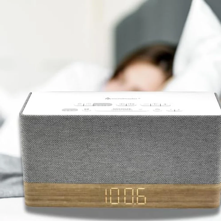 Soundmaster UKW-PLL Uhrenradio UR630WE, Bluetooth, USB Ladefunktion, in Weiß – Bild 4
