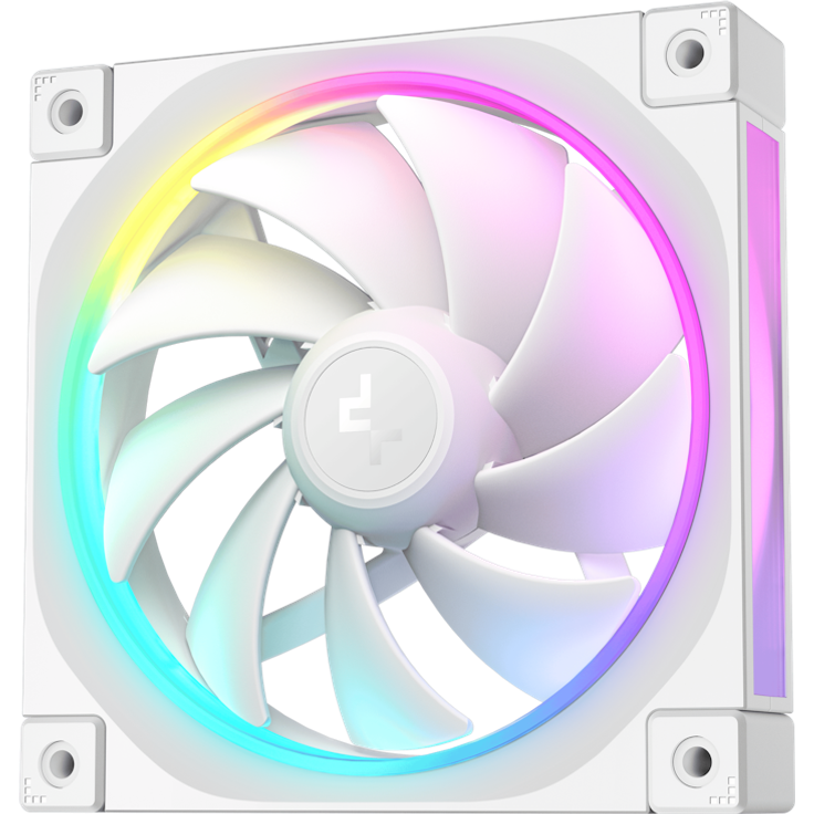 DeepCool FL12 WH, 120 mm ARGB-PWM-Gehäuselüfter mit 500-2150 RPM und 93.45 m³/h, weiß