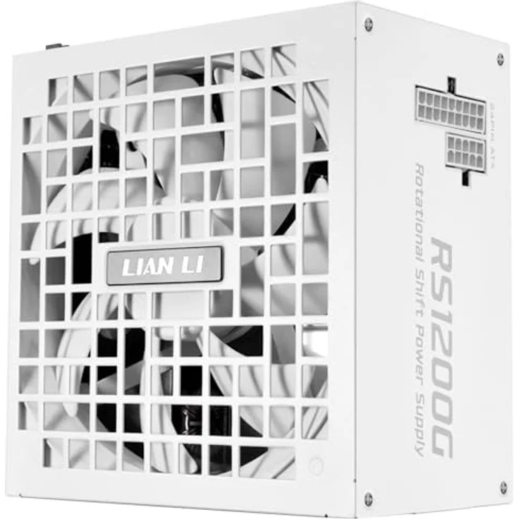 Lian Li RS Series 80 PLUS Gold Netzteil, modular - 1.200 Watt, ATX 3.1, mit RS Hub, weiß – Bild 1